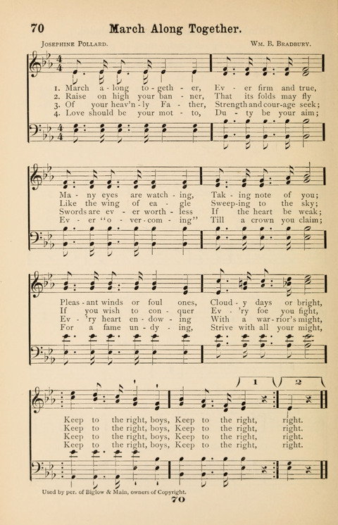 The Junior Hymnal page 70