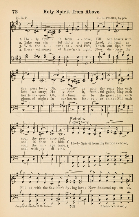 The Junior Hymnal page 72