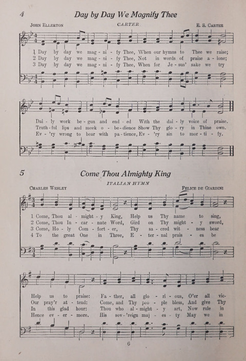 The Junior Hymnal page 6
