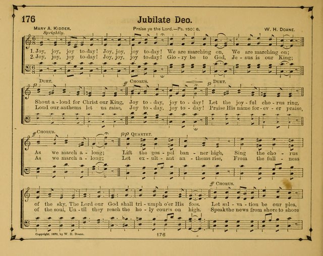 Joyful Lays: a new collection of songs, prepared and adapted for the Sunday School page 181