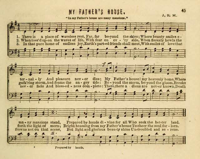 Joyful Songs: a choice collection of new Sunday School music page 45