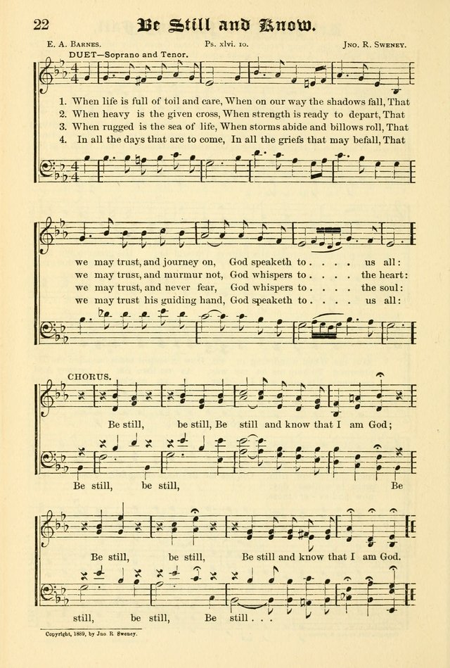 Joyful Sound: a collection of new hymns and music with familiar selections page 22