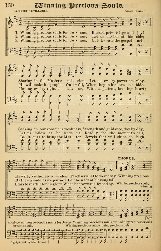 Junior Songs: a collection of sacred hymns and songs; for use in meetings of junior societies, Sunday Schools, etc. page 148