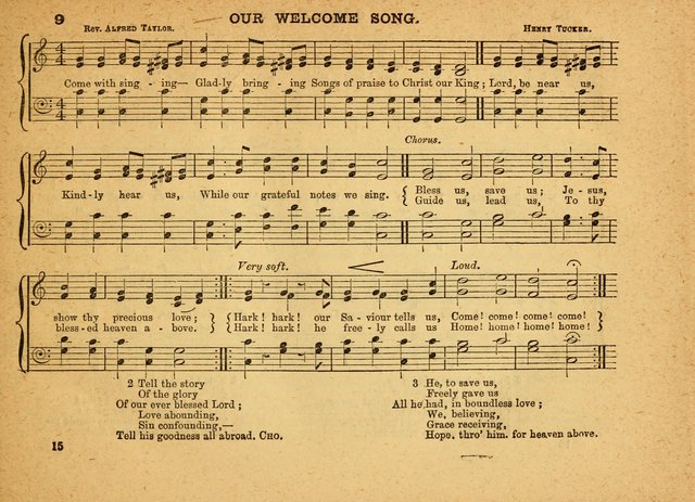 The Jewel: a selection of hymns and tunes for the Sabbath school, designed as a supplement to "The Gem" page 15