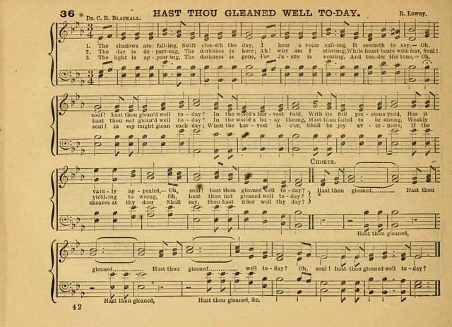 The Jewel: a selection of hymns and tunes for the Sabbath school, designed as a supplement to "The Gem" page 42