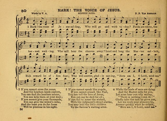 The Jewel: a selection of hymns and tunes for the Sabbath school, designed as a supplement to "The Gem" page 56