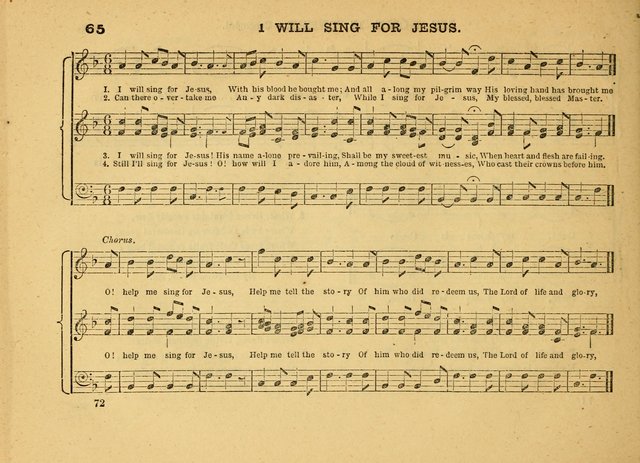 The Jewel: a selection of hymns and tunes for the Sabbath school, designed as a supplement to "The Gem" page 72