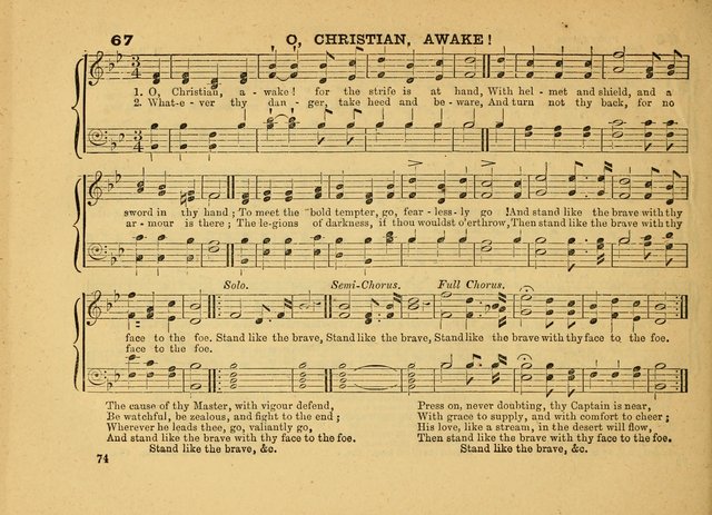 The Jewel: a selection of hymns and tunes for the Sabbath school, designed as a supplement to "The Gem" page 74