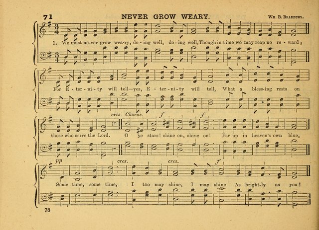 The Jewel: a selection of hymns and tunes for the Sabbath school, designed as a supplement to "The Gem" page 78