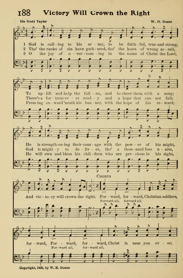 Jubilant Voices for Sunday Schools and Devotional Meetings page 191