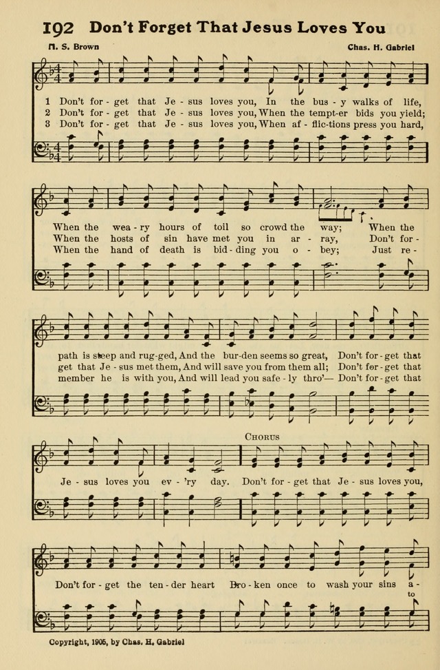 Jubilant Voices for Sunday Schools and Devotional Meetings page 195