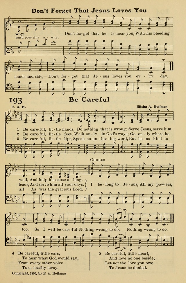 Jubilant Voices for Sunday Schools and Devotional Meetings page 196