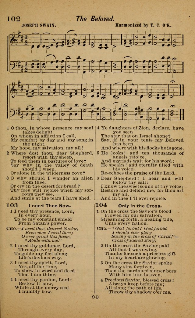 Joy to the World: or, sacred songs for gospel meetings page 83