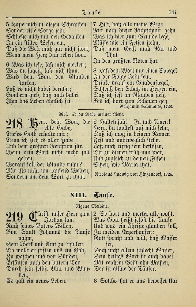Kirchenbuch für Evangelisch-Lutherische Gemeinden page 541