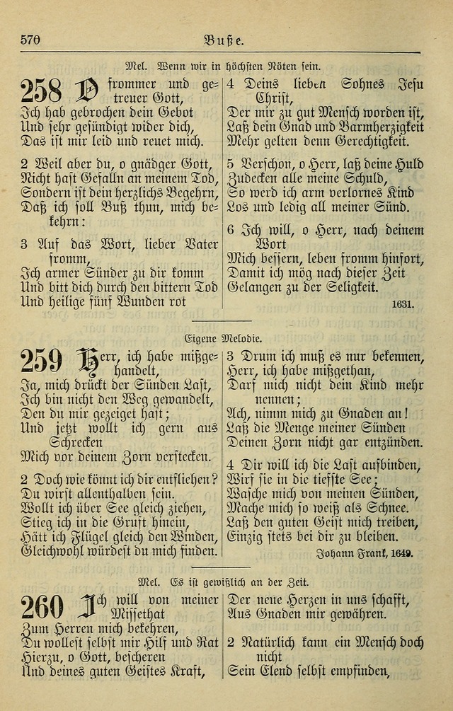 Kirchenbuch für Evangelisch-Lutherische Gemeinden page 570