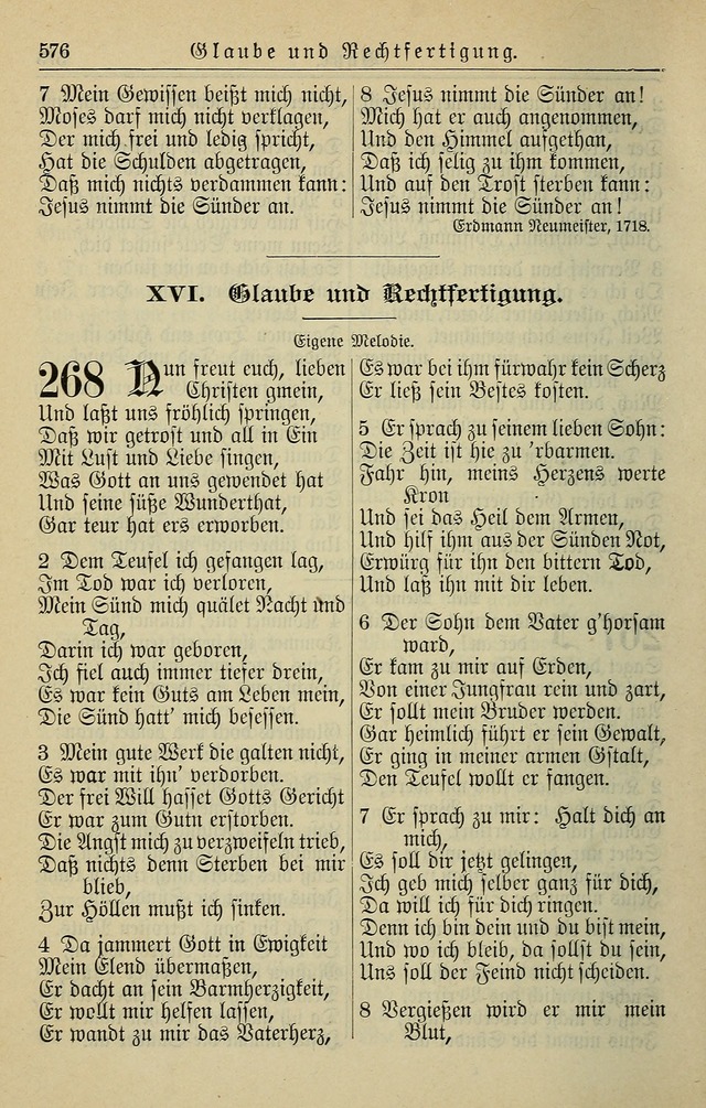 Kirchenbuch für Evangelisch-Lutherische Gemeinden page 576
