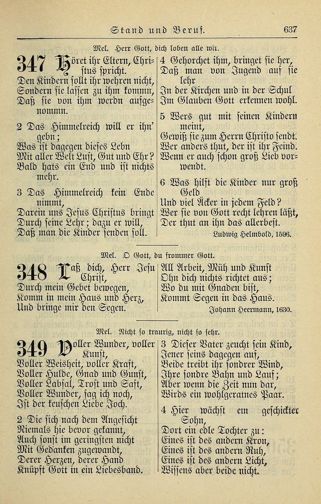 Kirchenbuch für Evangelisch-Lutherische Gemeinden page 637