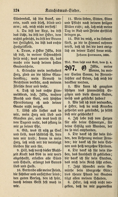 Kirchen-Gesangbuch: für Evangelisch-Lutherische Gemeinden ungeänderter Aubsburgischer Confession page 124