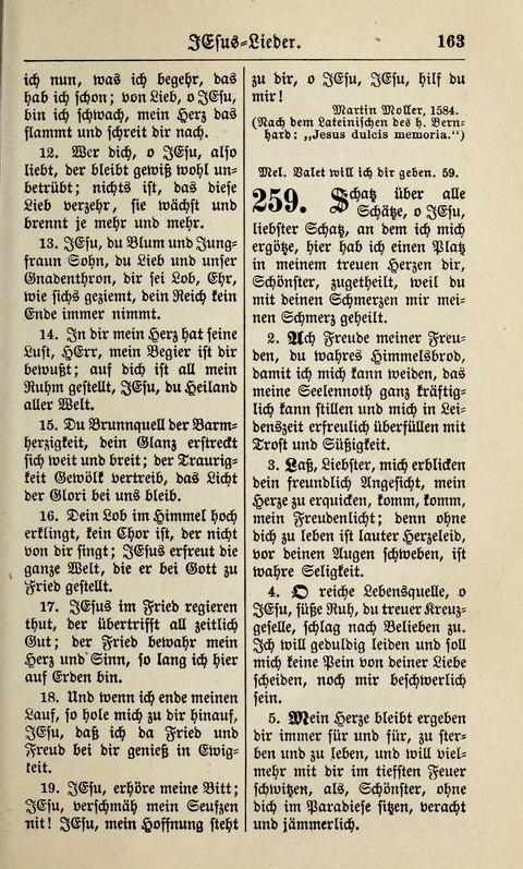 Kirchen-Gesangbuch: für Evangelisch-Lutherische Gemeinden ungeänderter Aubsburgischer Confession page 163
