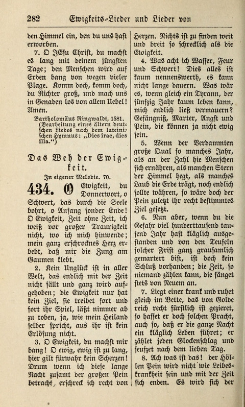 Kirchen-Gesangbuch: für Evangelisch-Lutherische Gemeinden ungeänderter Aubsburgischer Confession page 282