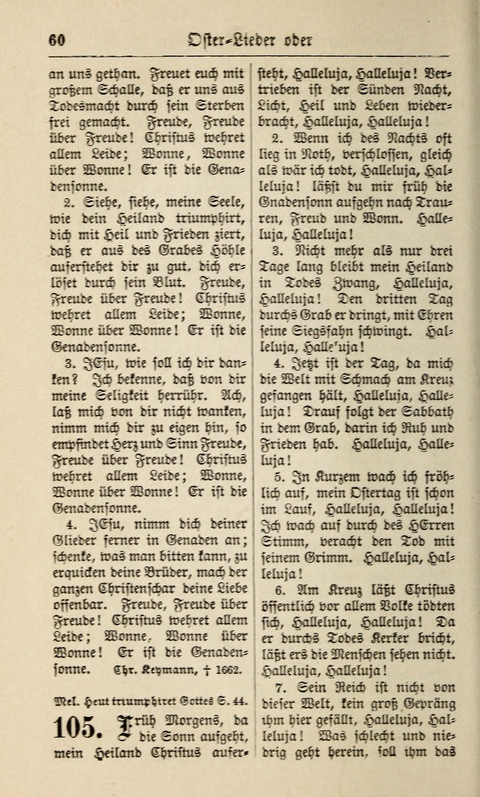 Kirchen-Gesangbuch: für Evangelisch-Lutherische Gemeinden ungeänderter Aubsburgischer Confession page 60