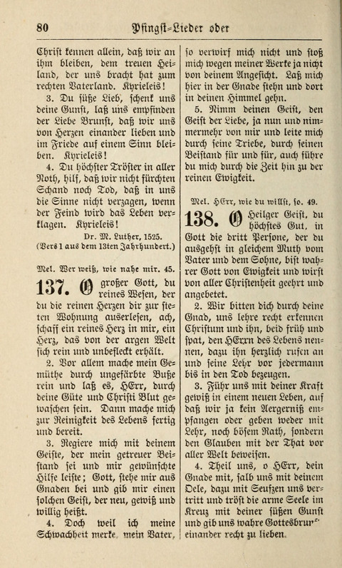 Kirchen-Gesangbuch: für Evangelisch-Lutherische Gemeinden ungeänderter Aubsburgischer Confession page 80