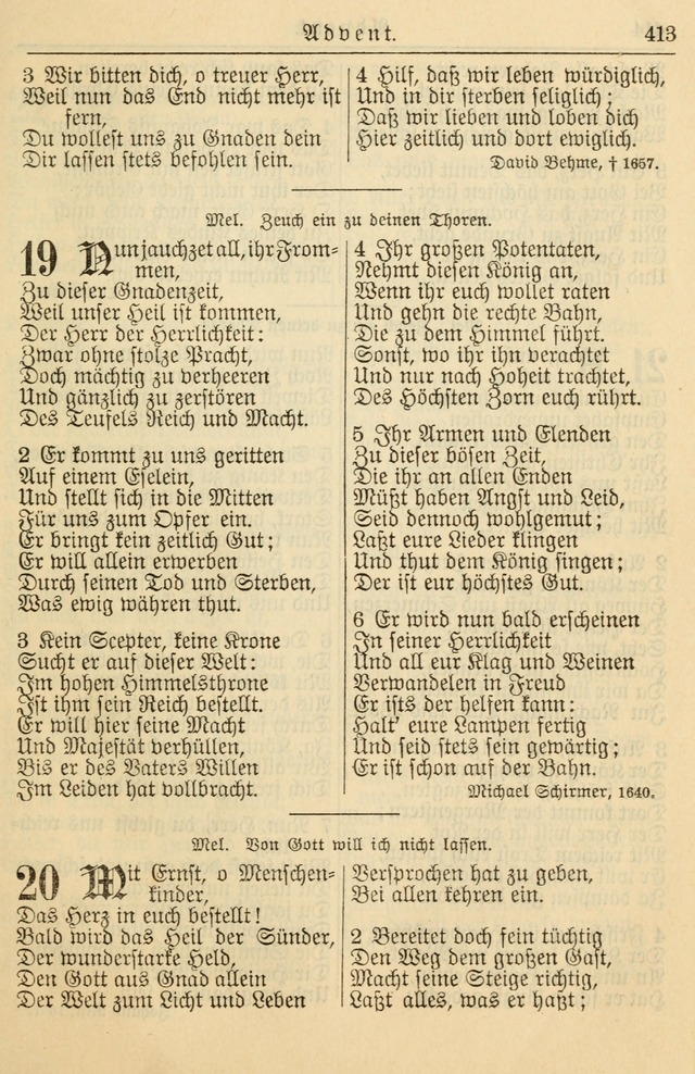 Kirchenbuch für Evangelisch-Lutherische Gemeinden page 413