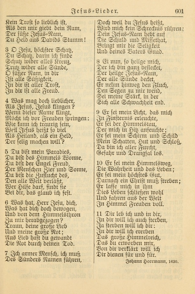 Kirchenbuch für Evangelisch-Lutherische Gemeinden page 601