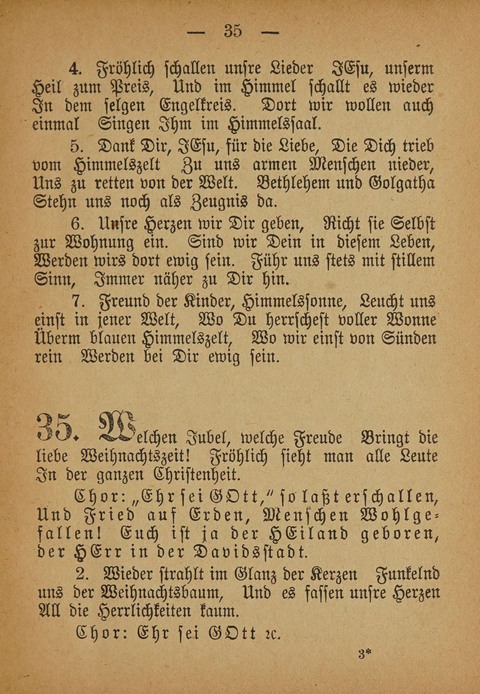 Kropper Gesang- und Liederbuch: (4. ed) page 35