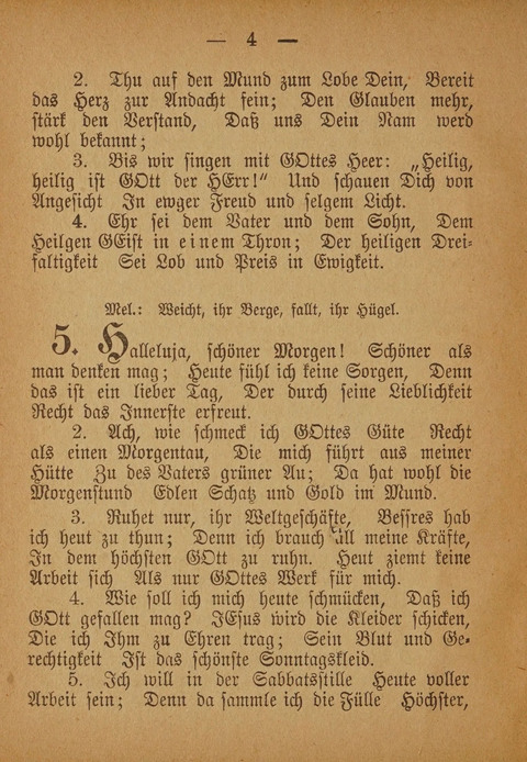 Kropper Gesang- und Liederbuch: (4. ed) page 4