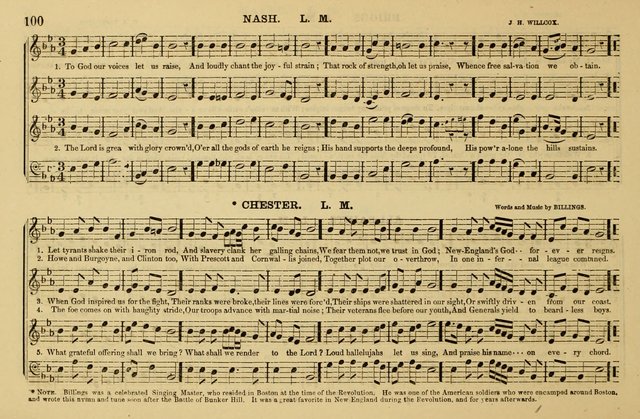 The Key-Stone Collection of Church Music: a complete collection of hymn tunes, anthems, psalms, chants, & c. to which is added the physiological system for training choirs and teaching singing schools page 100