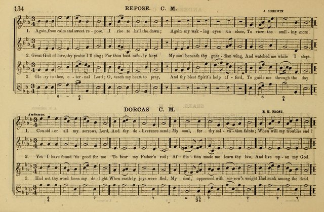 The Key-Stone Collection of Church Music: a complete collection of hymn tunes, anthems, psalms, chants, & c. to which is added the physiological system for training choirs and teaching singing schools page 134