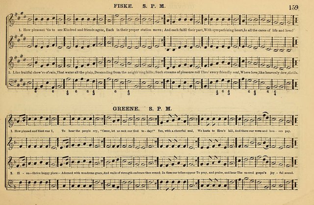 The Key-Stone Collection of Church Music: a complete collection of hymn tunes, anthems, psalms, chants, & c. to which is added the physiological system for training choirs and teaching singing schools page 159
