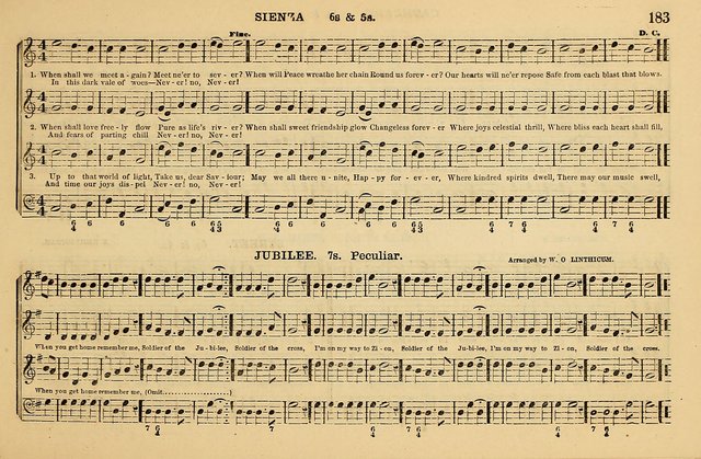 The Key-Stone Collection of Church Music: a complete collection of hymn tunes, anthems, psalms, chants, & c. to which is added the physiological system for training choirs and teaching singing schools page 183
