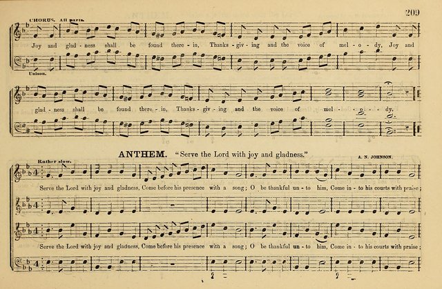 The Key-Stone Collection of Church Music: a complete collection of hymn tunes, anthems, psalms, chants, & c. to which is added the physiological system for training choirs and teaching singing schools page 209