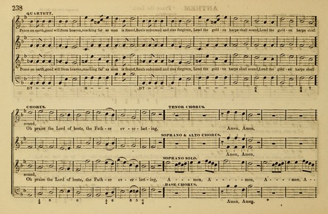 The Key-Stone Collection of Church Music: a complete collection of hymn tunes, anthems, psalms, chants, & c. to which is added the physiological system for training choirs and teaching singing schools page 238