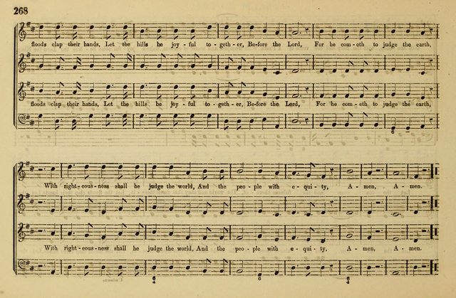 The Key-Stone Collection of Church Music: a complete collection of hymn tunes, anthems, psalms, chants, & c. to which is added the physiological system for training choirs and teaching singing schools page 268