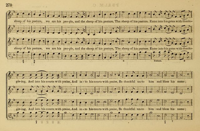 The Key-Stone Collection of Church Music: a complete collection of hymn tunes, anthems, psalms, chants, & c. to which is added the physiological system for training choirs and teaching singing schools page 270