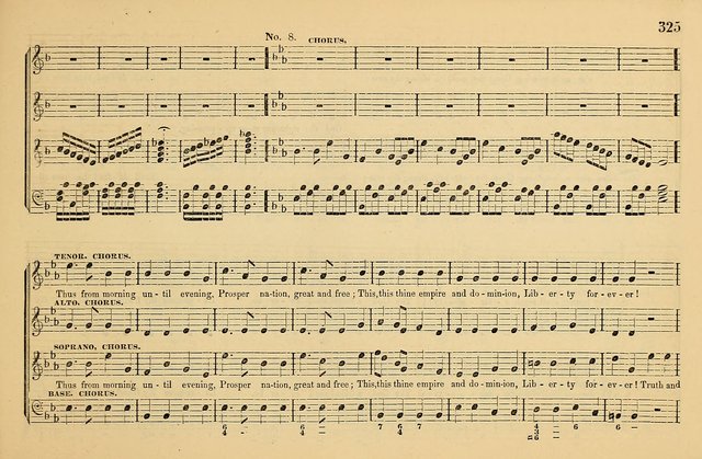 The Key-Stone Collection of Church Music: a complete collection of hymn tunes, anthems, psalms, chants, & c. to which is added the physiological system for training choirs and teaching singing schools page 325