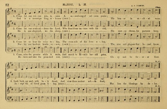 The Key-Stone Collection of Church Music: a complete collection of hymn tunes, anthems, psalms, chants, & c. to which is added the physiological system for training choirs and teaching singing schools page 82