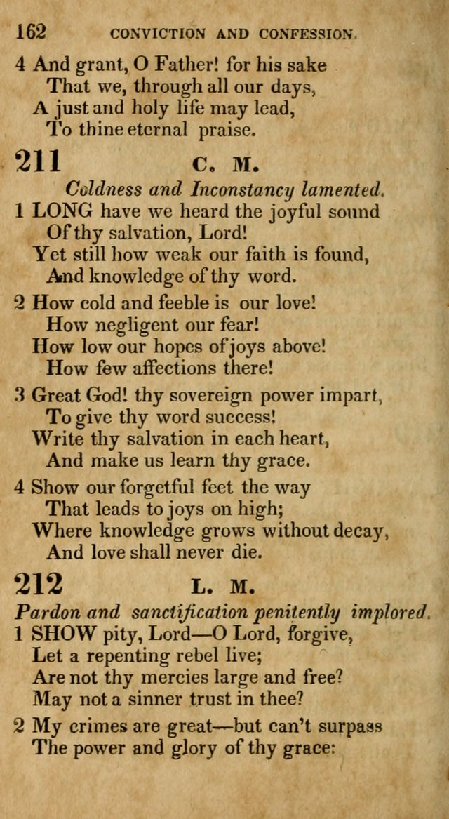 The Lyrica: a collection of psalms, hymns, and spiritual songs, adapted to general use page 162