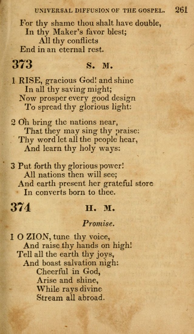 The Lyrica: a collection of psalms, hymns, and spiritual songs, adapted to general use page 261