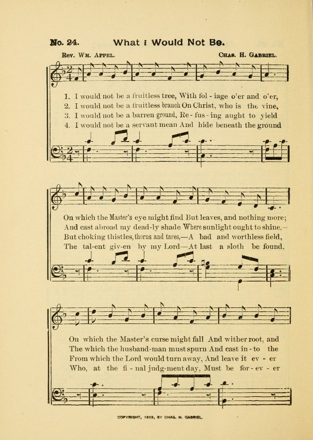 Little Branches: a collection of songs prepared especially for the primary and infant departments of the sunday school page 24