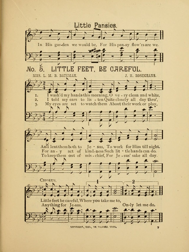 Little Branches No. 2: a collection of songs prepared especially for the primary and infant deparments of the sunday school page 7