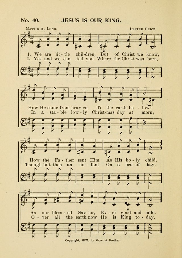 Little Branches No. 4: a collection of songs prepared especially for the primary and infant departments of the Sunday school page 54