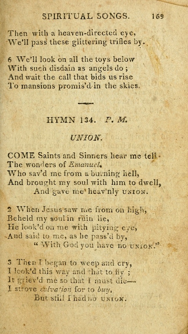 The Lexington Collection: being a selection of hymns, and spiritual songs, from the best authors (3rd. ed., corr.) page 169