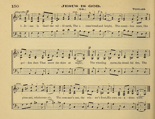 Laudis Corona: the new Sunday school hymn book, containing a collection of Catholic hymns, arranged for the principal seasons and festivals of the year page 150