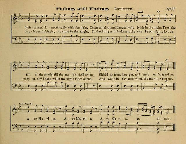 Laudis Corona: the new Sunday school hymn book, containing a collection of Catholic hymns, arranged for the principal seasons and festivals of the year page 207