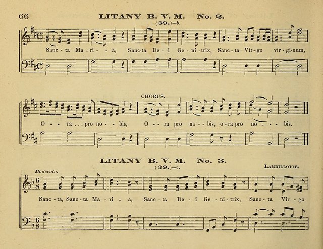 Laudis Corona: the new Sunday school hymn book, containing a collection of Catholic hymns, arranged for the principal seasons and festivals of the year page 66