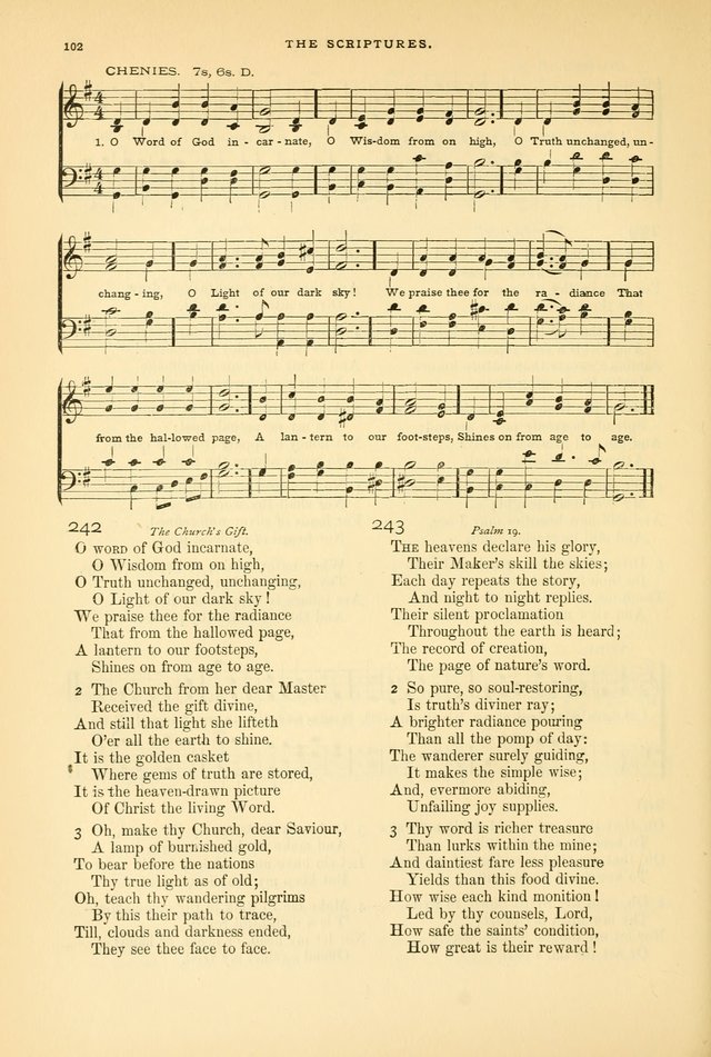 Laudes Domini: a selection of spiritual songs ancient and modern page 102